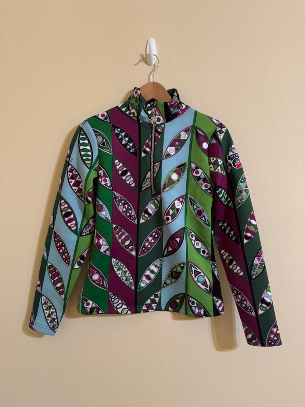 Pucci x Fusalp New Orion Quarter Zip Jacket Girandole Small